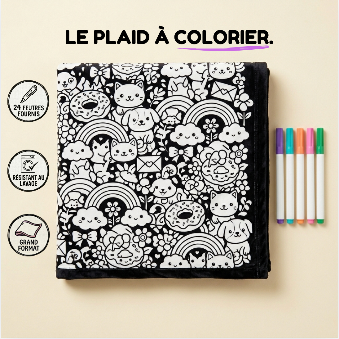 Le plaid à colorier - CozyPlaid